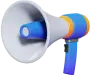 3D Advertising Megaphone